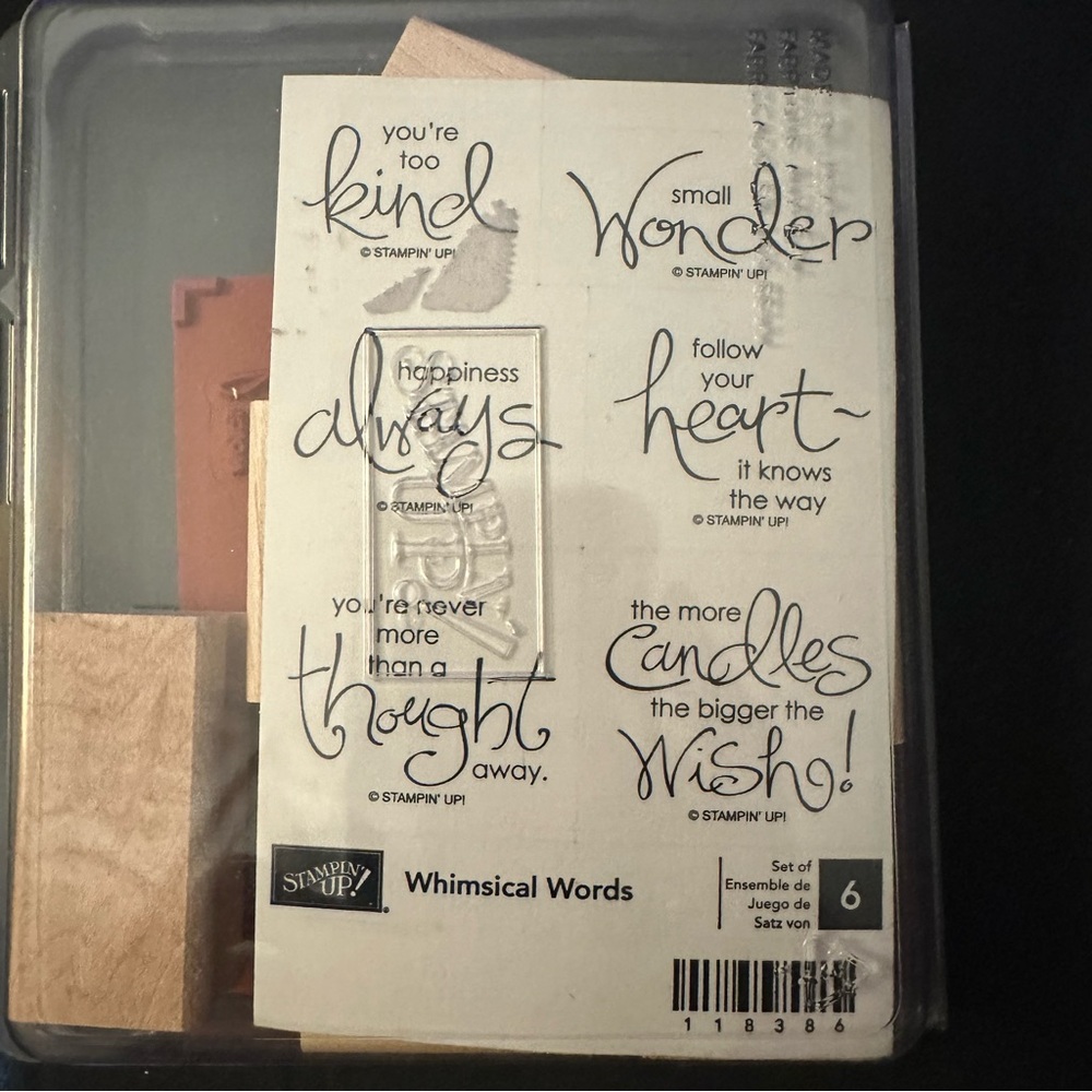 Stampin’ Up Whimsical Words Stamp Set